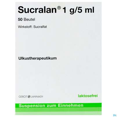 Sucralan Orale Susp 1g/5ml Btl 50st, A-Nr.: 1286435 - 01