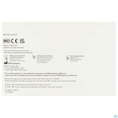 Sie sehen eine Packung Transpore 25mmx 9,1m 1527-1 12st, Produktbild: 03 Transpore 25mmx 9,1m 1527-1 12st, A-Nr.: 0203631 - 03