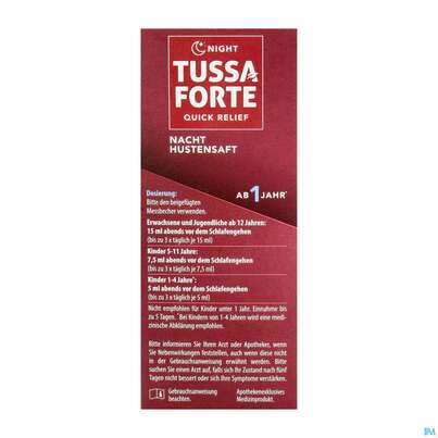 Tussaforte Saft Night 200ml, A-Nr.: 5857691 - 06
