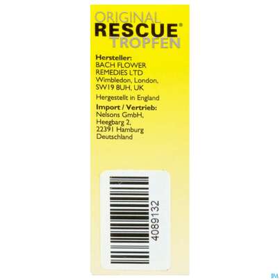 Sie sehen eine Packung 39 Rescura Remedy Notfalltropfen Ohne Alkohol 10ml, Produktbild: 04 39 Rescura Remedy Notfalltropfen Ohne Alkohol 10ml, A-Nr.: 4089132 - 04