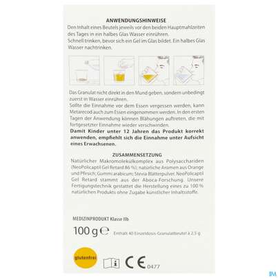 Sie sehen eine Packung Aboca Metarecod 2,5g 40st, Produktbild: 07 Aboca Metarecod 2,5g 40st, A-Nr.: 5906610 - 07