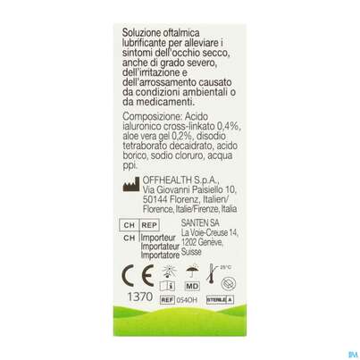 Augentropfen Ocutears +aloe Vera 0,4% 10ml, A-Nr.: 5715028 - 06