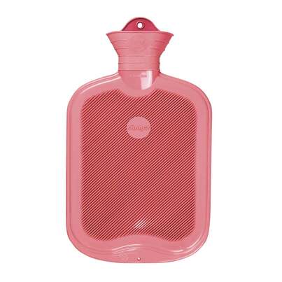 Sie sehen eine Packung Wärmflasche einseitig mit Lamelle rose, Produktbild: 01 Wärmflasche einseitig mit Lamelle rose, A-Nr.: 4755155 - 01
