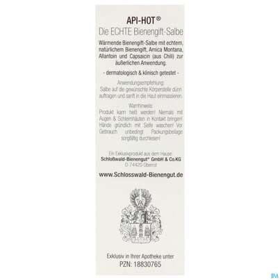Bienengiftsalbe Salbe/hot Echte Bienengiftsalbe 50ml, A-Nr.: 5905881 - 05