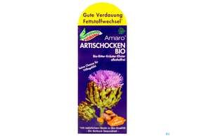 Artischocken Amaro Bitterkraeuter Bio Elixier Kraeuter Fruechte Alkoholfrei 330ml, A-Nr.: 3823699 - 01