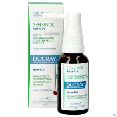 Ducray Sensinol Sos-spray Bei Starkem Juckreiz Gereizter Kopfhaut 30ml, A-Nr.: 5901446 - 11