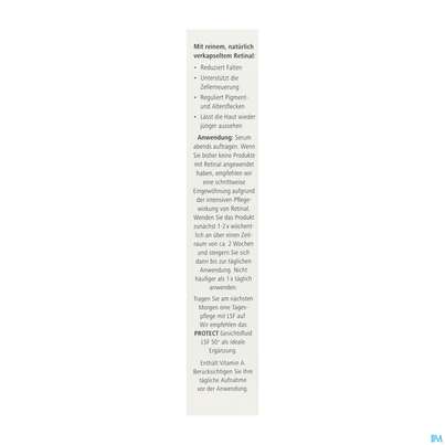 Sie sehen eine Packung Medipharma Cosmetics Retinal Intensiv-serum 30ml, Produktbild: 06 Medipharma Cosmetics Retinal Intensiv-serum 30ml, A-Nr.: 5947649 - 06