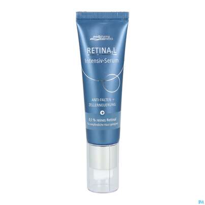Sie sehen eine Packung Medipharma Cosmetics Retinal Intensiv-serum 30ml, Produktbild: 10 Medipharma Cosmetics Retinal Intensiv-serum 30ml, A-Nr.: 5947649 - 10