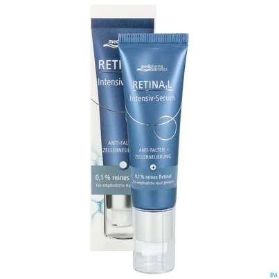 Sie sehen eine Packung Medipharma Cosmetics Retinal Intensiv-serum 30ml, Produktbild: 11 Medipharma Cosmetics Retinal Intensiv-serum 30ml, A-Nr.: 5947649 - 11