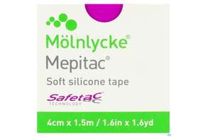 Wundverband Mepitac Silikon 4x 150cm 1st, A-Nr.: 2985589 - 01