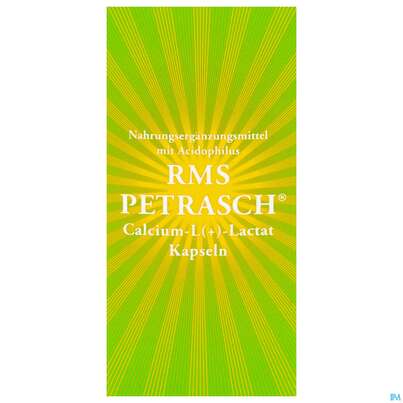 Rms-petrasch Kapseln +acidophilus Calcium L (+) Lactat Petrasch 60st, A-Nr.: 2332479 - 01