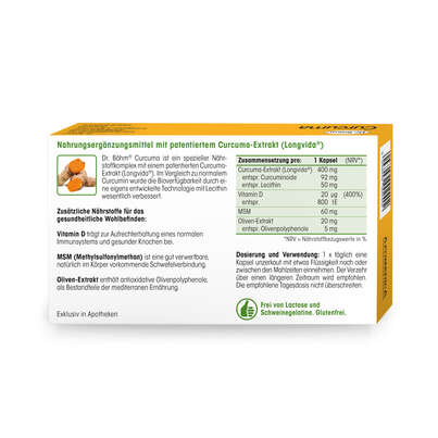 Dr. Böhm Curcuma, A-Nr.: 5298004 - 04