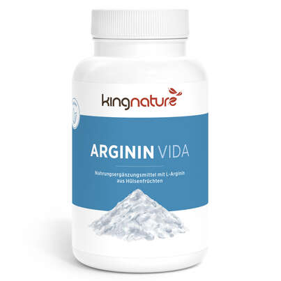 KINGNATURE Arginin Vida Kaps 2250 mg Ds 120 Stk, A-Nr.: 5667619 - 01