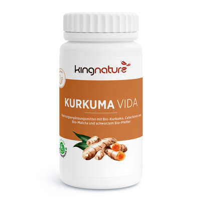 KINGNATURE Kurkuma Vida (Bio) Kaps 72 Stk, A-Nr.: 4596455 - 01