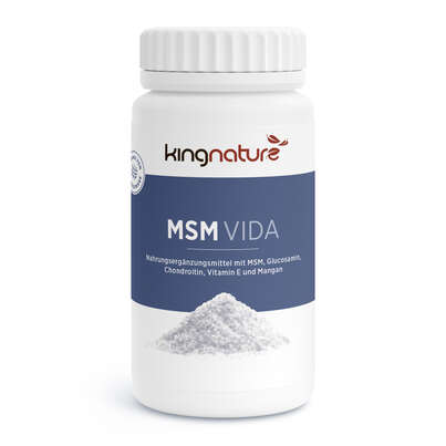 KINGNATURE MSM Vida Kaps 860 mg Ds 60 Stk, A-Nr.: 4765834 - 01