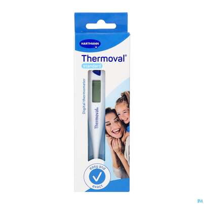 Sie sehen eine Packung Thermometer-fieber Digital Thermoval Standard Alt 1st, Produktbild: 03 Thermometer-fieber Digital Thermoval Standard Alt 1st, A-Nr.: 4279631 - 03