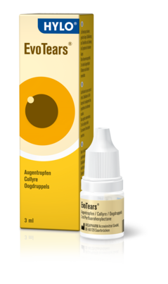 Sie sehen eine Packung EvoTears®, Produktbild: 01 EvoTears®, A-Nr.: 4365974 - 01