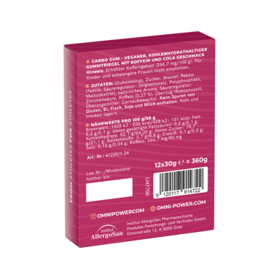 OMNi-POWER® CARBOGUM Cola, A-Nr.: 5843281 - 02