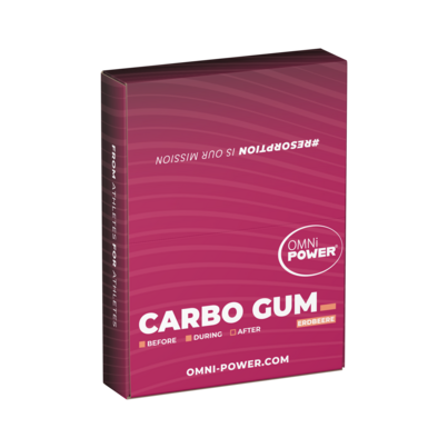 OMNi-POWER® CARBOGUM Erdbeere, A-Nr.: 5843306 - 01