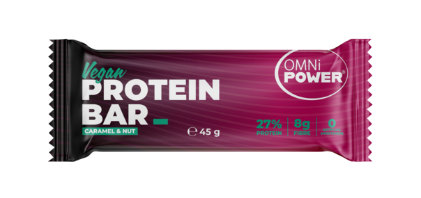 OMNi POWER Protein Bar Caramel &amp; Nut 45g, A-Nr.: 5962809 - 01