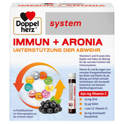 Doppelherz system IMMUN + ARONIA - UNTERSTÜTZUNG DER ABWEHR, A-Nr.: 5678008 - 01