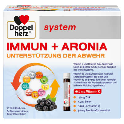 Doppelherz system IMMUN + ARONIA - UNTERSTÜTZUNG DER ABWEHR, A-Nr.: 5678014 - 01
