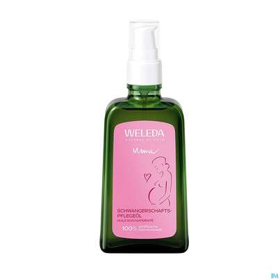 Sie sehen eine Packung Weleda Schwangerschafts-pflegeoel Neu 100ml, Produktbild: 08 Weleda Schwangerschafts-pflegeoel Neu 100ml, A-Nr.: 4583665 - 08