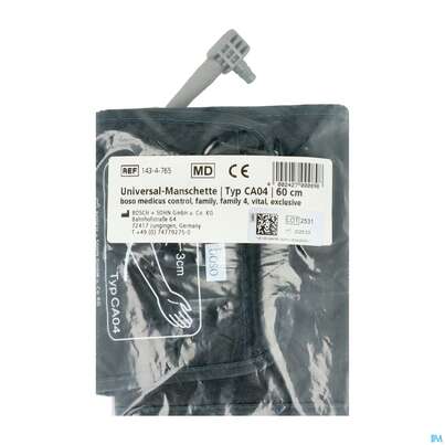 Sie sehen eine Packung Blutdruckmesser Boso Medicus Mansch. Univ 22-42cm 1st, Produktbild: 01 Blutdruckmesser Boso Medicus Mansch. Univ 22-42cm 1st, A-Nr.: 3155743 - 01