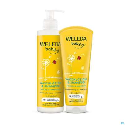 Weleda Calendula Waschlotion +shampoon 200ml, A-Nr.: 3190395 - 04