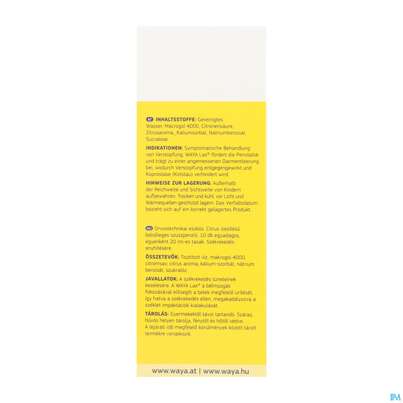 Waya Lax Orale Lösung 20ml Makrogol 4000 Beute 10st, A-Nr.: 5885279 - 03