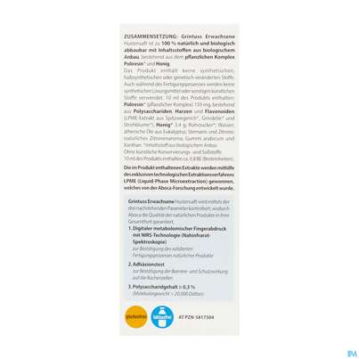 Hustensaft Aboca Grintuss Erwachsene Jugendliche Ab 12jahre 180g, A-Nr.: 5817504 - 06