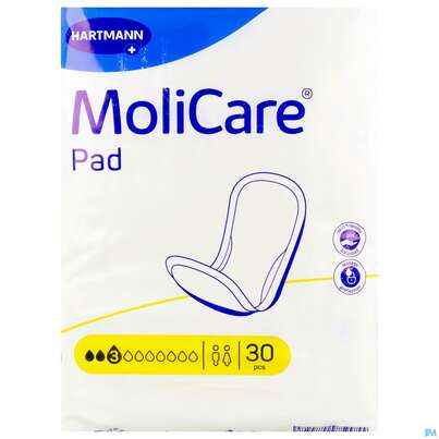 Inkontinenz Molicare Pad Tropfen 3 30st, A-Nr.: 5930672 - 01