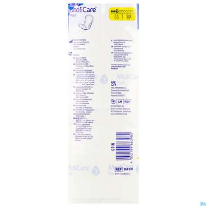 Inkontinenz Molicare Pad Tropfen 3 30st, A-Nr.: 5930672 - 03