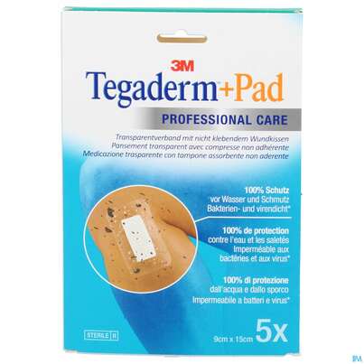 Tegaderm +pad 9x15cm 3589np 5st, A-Nr.: 2022520 - 01