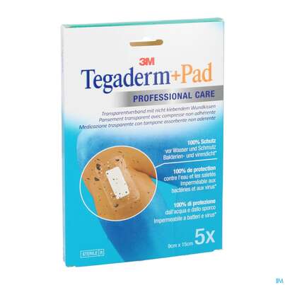 Tegaderm +pad 9x15cm 3589np 5st, A-Nr.: 2022520 - 05