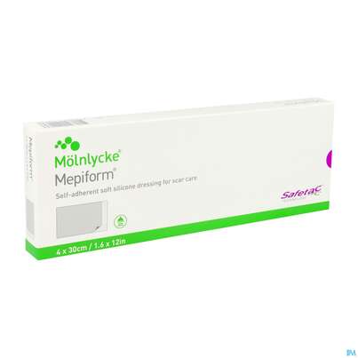 Wundverband Mepiform Silikonverband Selbsthaftend 4x 30cm 5st, A-Nr.: 2211770 - 02