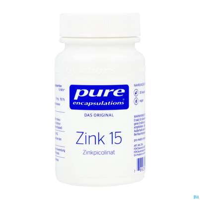Zink Kapseln 15 Zinkpicolinat Pure Encapsulationsz13a 30st, A-Nr.: 5907779 - 01