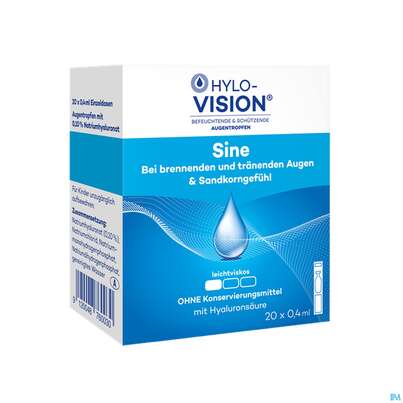 Augentropfen Hylo-vision Sine 0,4ml 20st, A-Nr.: 3829549 - 03