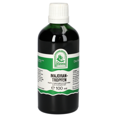 Sie sehen eine Packung MAJORAN TROPFEN 100 ML, Produktbild: 01 MAJORAN TROPFEN 100 ML, A-Nr.: 4377641 - 01