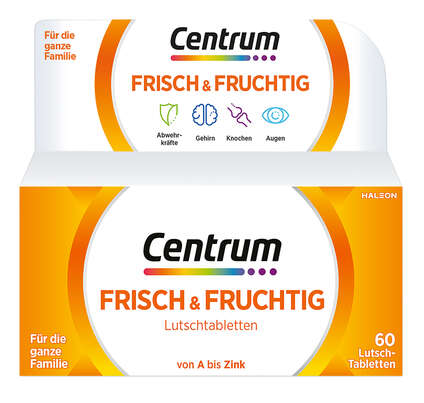 Centrum Lutschtabletten frisch &amp; fruchtig von A bis Zink, A-Nr.: 4084198 - 01
