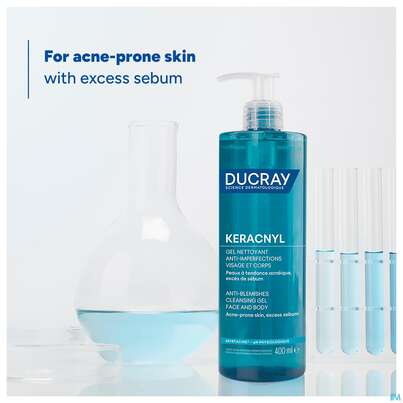 Ducray Keracnyl Schäumendes Waschgel 400ml, A-Nr.: 5564405 - 19