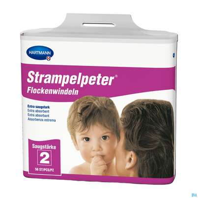 Inkontinenz Strampelpeter Flockenwindeln Staerke 1 56st, A-Nr.: 2307530 - 11
