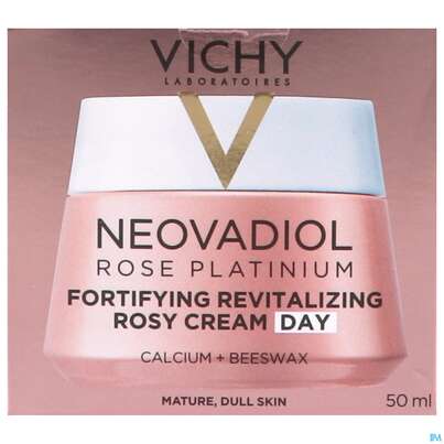 Sie sehen eine Packung Vichy Neovadiol Rose Platinium 50ml, Produktbild: 03 Vichy Neovadiol Rose Platinium 50ml, A-Nr.: 4732214 - 03