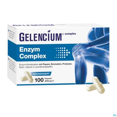Sie sehen eine Packung Enzym Bromelain/kapseln Complex Hochdosiert Gelencium 100st, Produktbild: 03 Enzym Bromelain/kapseln Complex Hochdosiert Gelencium 100st, A-Nr.: 5726931 - 03