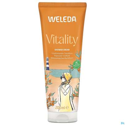 Weleda Vitality Shower Cream Sanddorn 200ml, A-Nr.: 5909614 - 02