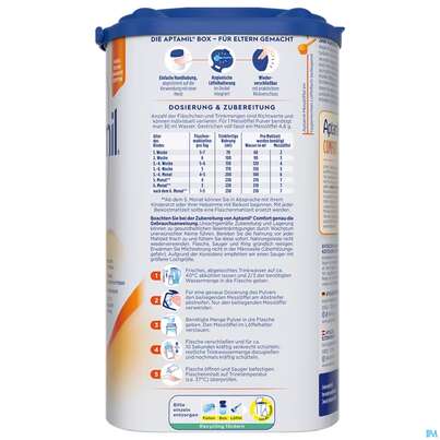 Aptamil Milch-fertignahrung Comfort Spezialnahrung 800g, A-Nr.: 4882215 - 09