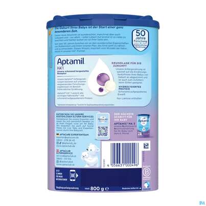 Aptamil Milch-fertignahrung Ha 1 800g, A-Nr.: 4882238 - 04