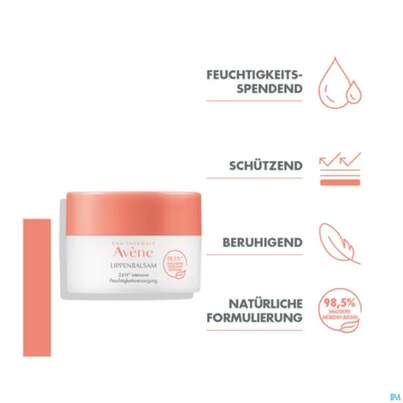 Avene Basislinie Feuchtigkeitsspendender Lippenbalsam Tiege 10ml, A-Nr.: 5939727 - 09