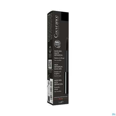 Sie sehen eine Packung Avene Couvrance Mascara Schwarz High Definition 7ml, Produktbild: 03 Avene Couvrance Mascara Schwarz High Definition 7ml, A-Nr.: 5843909 - 03