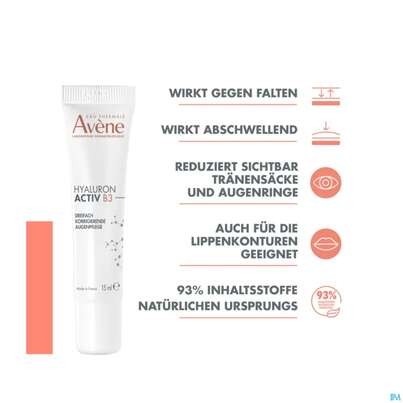 Avene Hyaluron Activ B3 Augencreme/neu 15ml, A-Nr.: 5882654 - 05